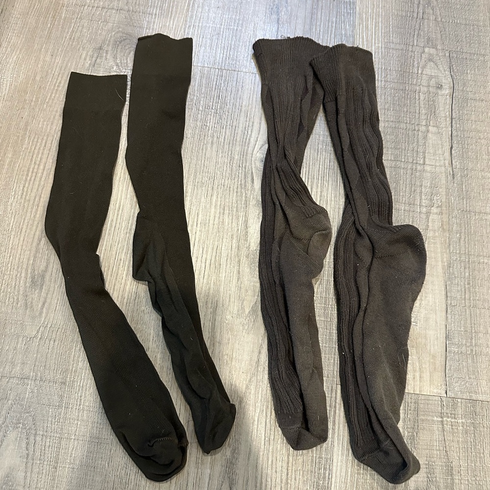 Tall Brown Socks (2)